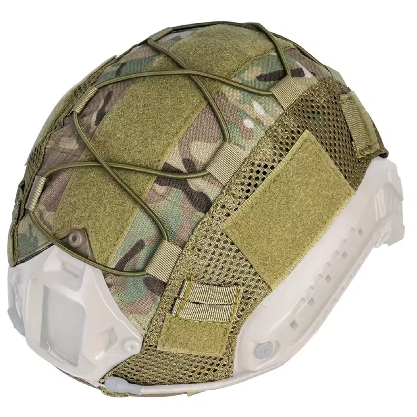 The FAST Helmet Cover provides outstanding camouflage and versatile attachment capabilities to keep up with your ever-changing demands. Perfectly fitting ACH, MICH, OPS-Core and similar helmets, it has cutouts for ARC rails and NVG shrouds for a snug, integrated fit. www.moralepatches.com.au