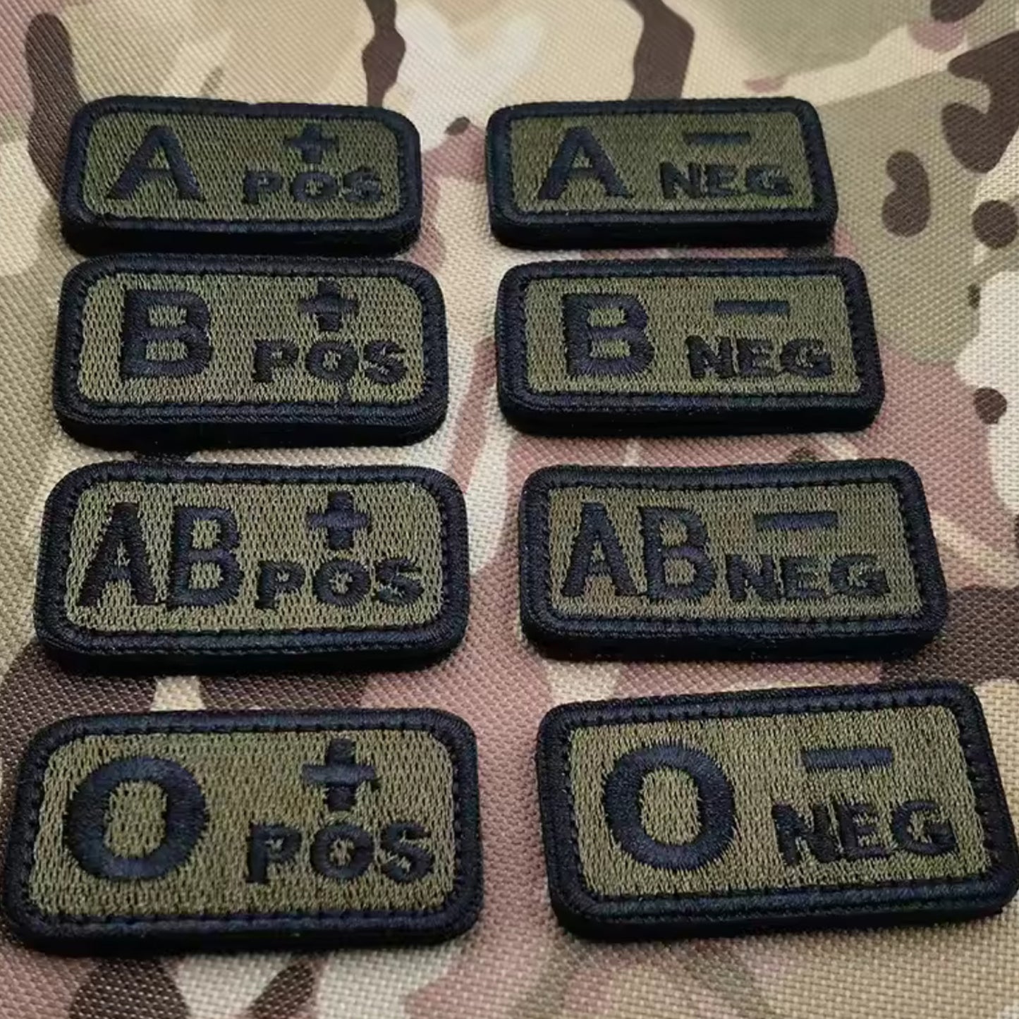 Unlock the true potential of your gear with the Stealth Ops Gear Small Blood Type Embroidery Patch OD Green. This Velcro backed badge is perfect for adding to your field gear, jackets, shirts, pants, jeans, hats, or even creating your own patch board. Sized at 5x2.5cm, it's the perfect addition to your collection. Show off your unique style and proudly display your passion for the outdoors with this must-have patch. www.moralepatches.com.au