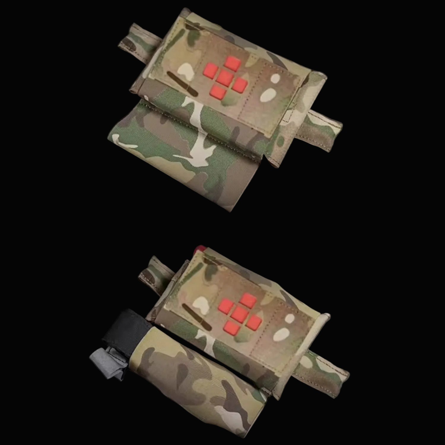 Compact yet comprehensive, this trauma first aid kit pouch combines tactical functionality with practical design. Weighing just 102 grams and measuring 22.5x10cm, it's engineered for rapid response without bulk. www.moralepatches.com.au