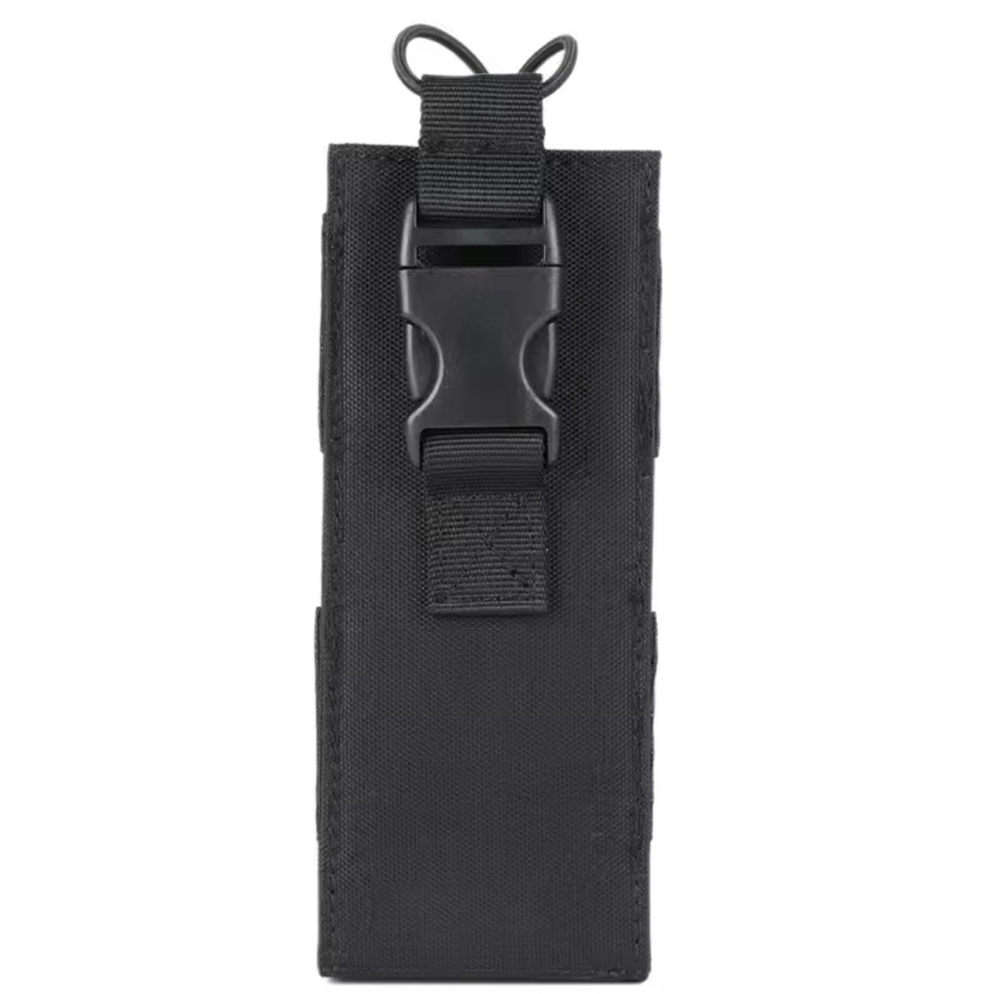 The Everyday Lawenforcement Water Bottle Pouch Black is crafted to fit perfectly with the MOLLE webbing system featured on a wide range of tactical gear. Its secure attachment ensures your water bottle stays firmly in place during any activity, whether you're hiking, camping, or on duty. www.moralepatches.com.au