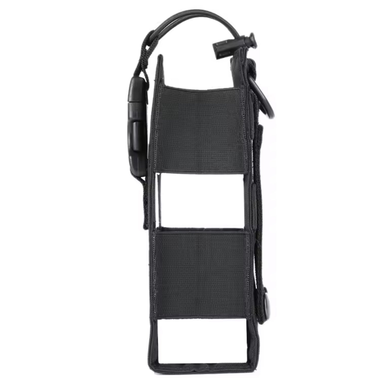 The Everyday Lawenforcement Water Bottle Pouch Black is crafted to fit perfectly with the MOLLE webbing system featured on a wide range of tactical gear. Its secure attachment ensures your water bottle stays firmly in place during any activity, whether you're hiking, camping, or on duty. www.moralepatches.com.au