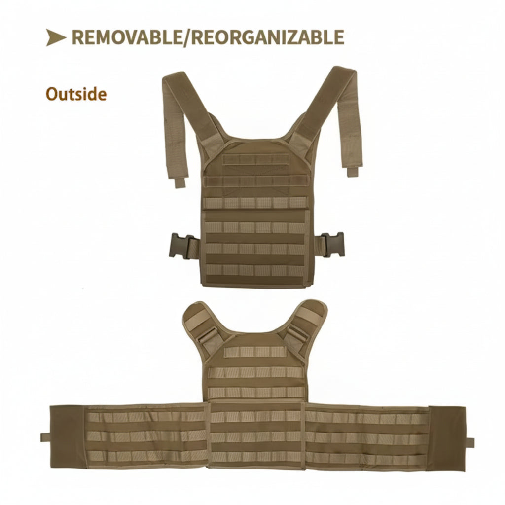 Built for serious operators, this Plate Carrier Assault Vest delivers tactical performance without compromise. The internal adjustable buckle conforms to your body shape for a secure, personalized fit that stays locked in during intense training. Engineered from durable polyester with wear-resistant construction, it withstands demanding conditions while the soft, breathable internal lining keeps you comfortable during extended wear. www.moralepatches.com.au