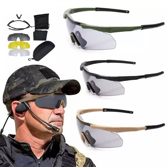 UV Protection multi style Frame style Tactical Eyewear Cycling Hunting Hiking Outdoor sport Military Cadets Frame Material: Acetate Gender: Unisex Lens Width: 155mm Lens Height: 42cm Lenses Optical Attribute: UV400 Frame Color: black, tan, green Lenses Material: PC lens Tactical Glasses www.moralepatches.com.au