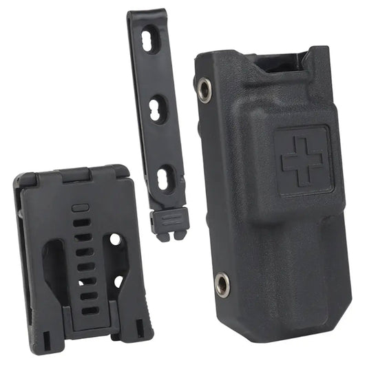Great edition to your combat equipment or law enforcement gear, this tourniquet hard case is a fast way to deploy your tourniquet in an emergency situation.  Cadets can attach this to their field gear and is a great learning tool for life skills. www.moralepatches.com.au