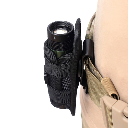 Our Flashlight Pouch Belt 360 Degrees Rotation lets you keep your hands free while you take your light with you wherever you go. Thanks to its rotating clip, you can easily attach the pouch to your belt, bag, or other items and adjust the angle of your flashlight with a simple twist. Get the freedom to explore with maximum efficiency and convenience! www.moralepatches.com.au