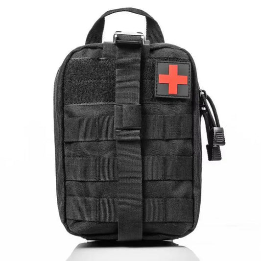 Be prepared for any medical emergency with this spacious medical pouch! Load up your supplies and add a tourniquet pouch to the front for all the essentials in one easy spot! Make Combat First Aid Medical Pouch Black a part of your loadout – it'll come in handy when you least expect it! www.moralepatches.com.au