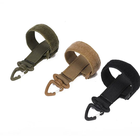Experience superior strength and reliability with our Tactical Key & Gloves Holder MOLLE Webbing, crafted from high-quality nylon and reinforced with tight, durable stitching. The carabiner hook keychain securely attaches to casual and tactical belts up to two inches wide, giving quick access to all your necessary keys and accessories.  www.moralepatches.com.au