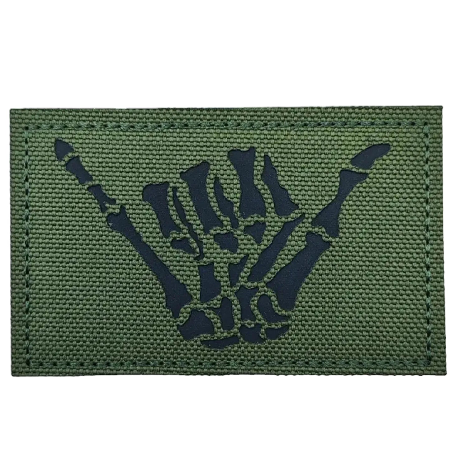 Make a bold statement with the Cool Hand Laser Cut Green Patch. This striking 8x5cm patch features laser-cut precision detailing that demands attention. Backed with both hook and loop fasteners, it's ready to attach to tactical gear, backpacks, or uniforms instantly. www.moralepatches.com.au