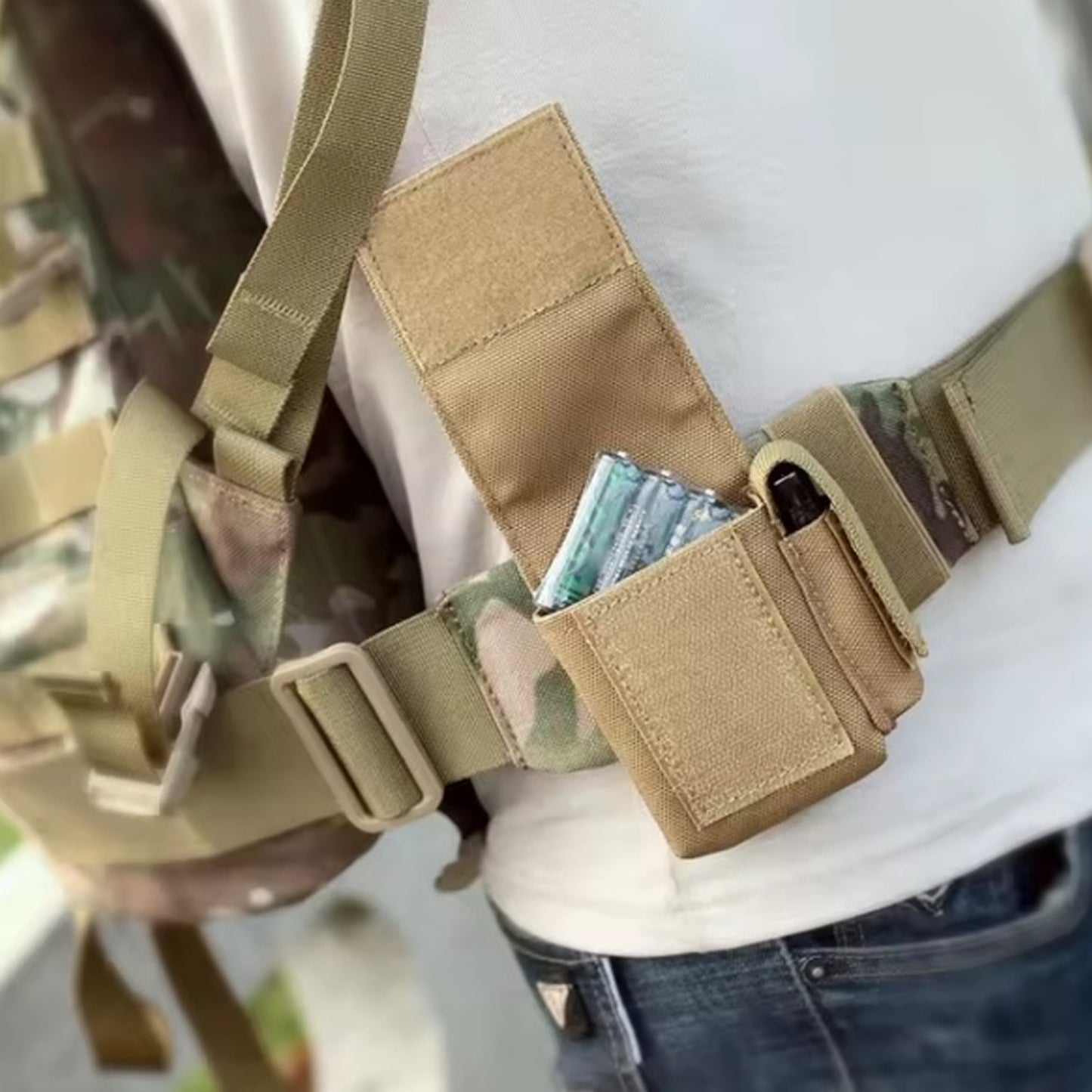Built tough for the field. This Battery Pouch combines military-grade 1000D nylon with a proven Molle system, letting you attach it to your vest, belt, or pack however you need. www.moralepatches.com.au