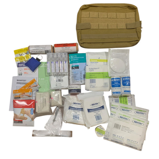 Discover the ultimate value with this essential First Aid Kit! This must-have item offers comprehensive coverage in any situation. Don't miss out on the top choice in our first aid product range. www.moralepatches.com.au