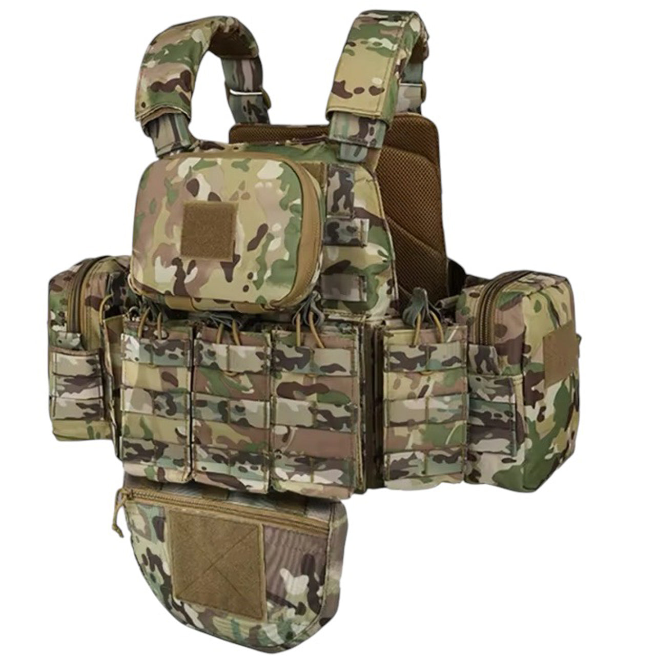 Elite Tactical Loadout Assault Vest Multicam – Morale Patches Australia