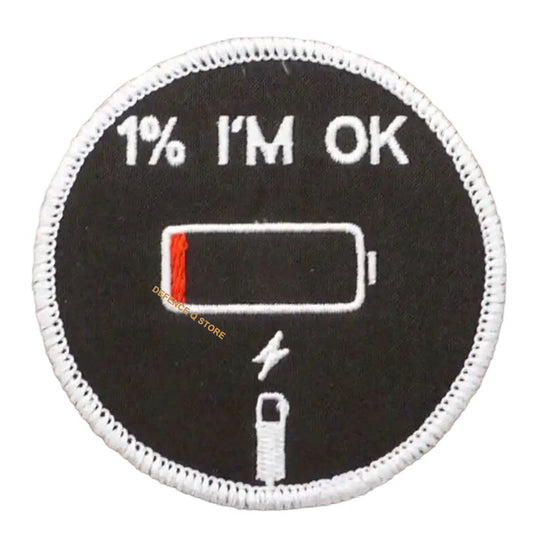 Elevate your gear to the next level with the I'm Ok Embroidery Velcro Backed Morale Patch. Easily attach it to any piece of field gear, clothing, or create a unique patch display! Infuse some fun and spookiness into your style today.  Size: 7cm  www.moralepatches.com.au