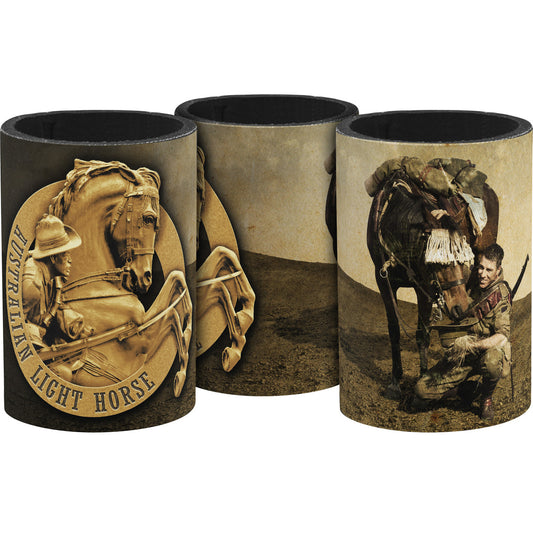 Commemorate the bond between the Australian Light Horsemen and their loyal Waler mounts with this sensational commemorative cooler. www.moralepatches.com.au