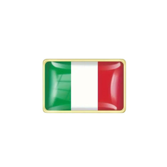 This gold-plated, enamel-filled lapel pin allows you to proudly display the Italy flag while honouring all those who have served or are currently serving in all theatres of war and peacekeeping efforts. Featuring the Italy Flag, it symbolises both national pride and remembrance. www.moralepatches.com.au