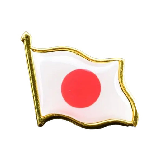 This gold-plated, enamel-filled lapel pin allows you to proudly display the Japan flag while honouring all those who have served or are currently serving in all theatres of war and peacekeeping efforts. Featuring the Japan Flag, it symbolises both national pride and remembrance. www.moralepatches.com.au