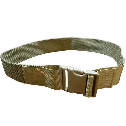 Experience the unbeatable convenience and durability of the Tactical Quick Release Military Belt Khaki! Crafted with rugged nylon webbing, this belt includes a secure duraflex clip lock and an adjustable waist band measuring 50mm wide.  www.moralepatches.com.au