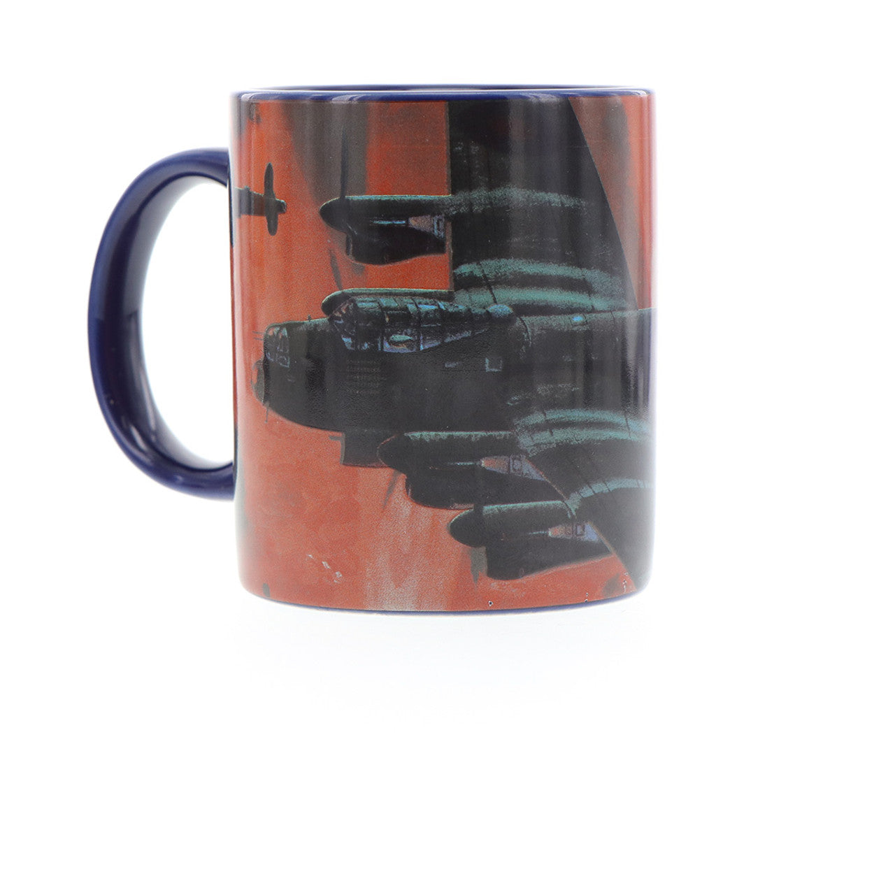The mug showcases Harrison's artwork titled "Into the Cauldron" and includes a schematic of the aircraft in the base. Made from durable ceramic with an easy-grip handle and scratch-resistant finish, this mug is perfect for both hot and cold beverages. www.moralepatches.com.au