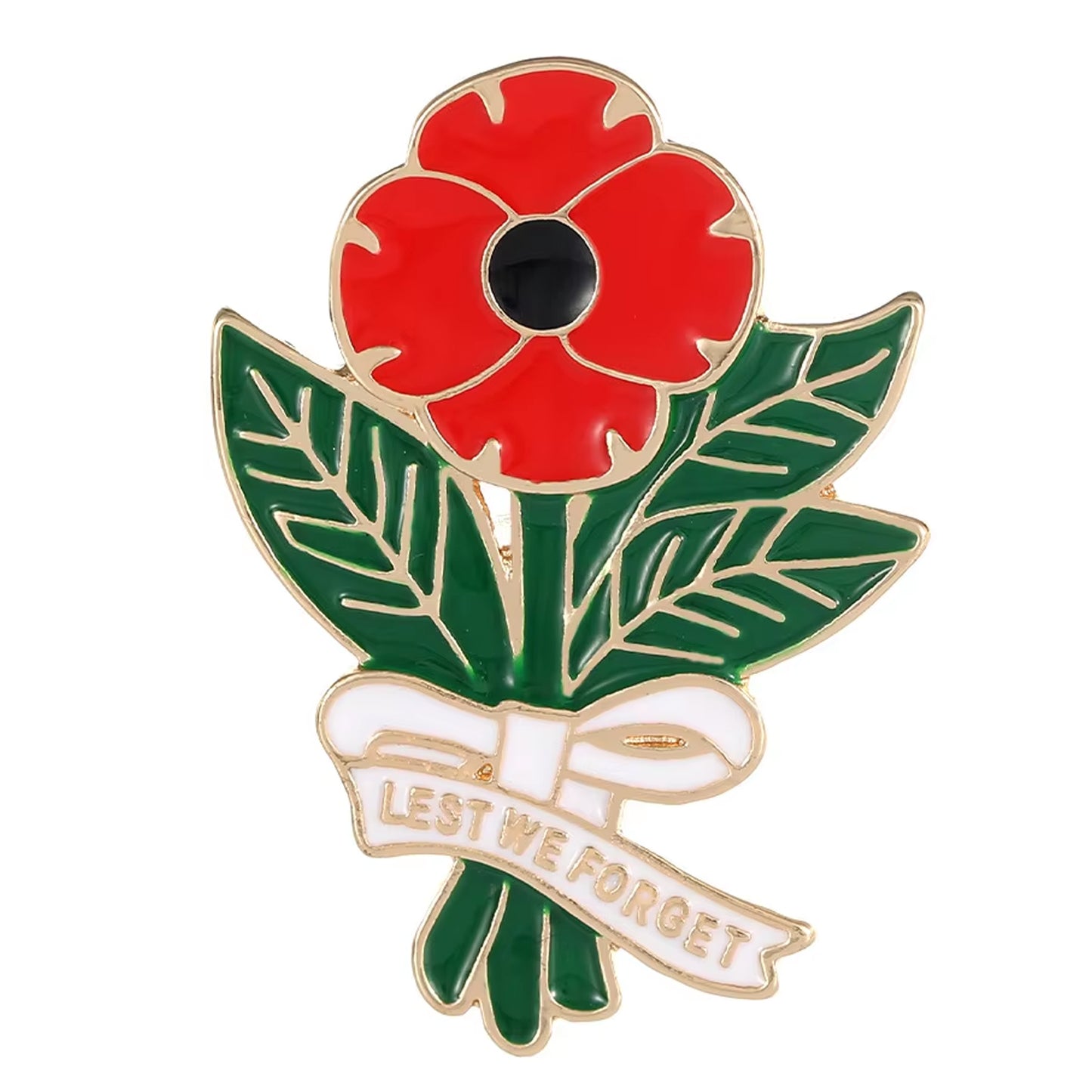 Honour those who served with the Lest We forget Poppy Flower White Ribbon Lapel Badge—a powerful symbol of remembrance and respect. This striking emblem captures the essence of sacrifice and courage, making it the perfect way to show your appreciation for our heroes. www.moralepatches.com.au