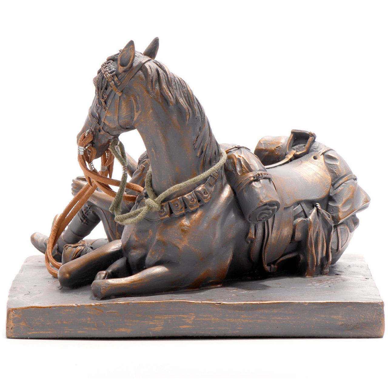 An eagerly awaited letter from home allows a Light Horseman a moment of rest with his ever-curious mount. News from home, much anticipated due to the many months awaiting the arrival of a letter, often provided a great boost of morale for the young men living in uncomfortable and dangerous conditions alongside their loyal mounts. This shared quiet moment helps to capture the little comforts and the strong bond formed between rider and mount. www.moralepatches.com.au