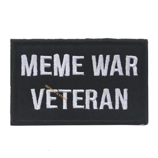Transform into your strongest self with the MEME War Veteran Morale Patch Hook &amp; Loop, measuring 7.5x5cm! Unleash your inner power and conquer every challenge with confidence and style. www.moralepatches.com.au