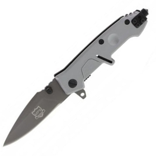The Titan First Responder is a great knife to keep in the car or have around the house. The stainless-steel blade is sturdy and can be opened with one hand for easy use. www.moralepatches.com.au