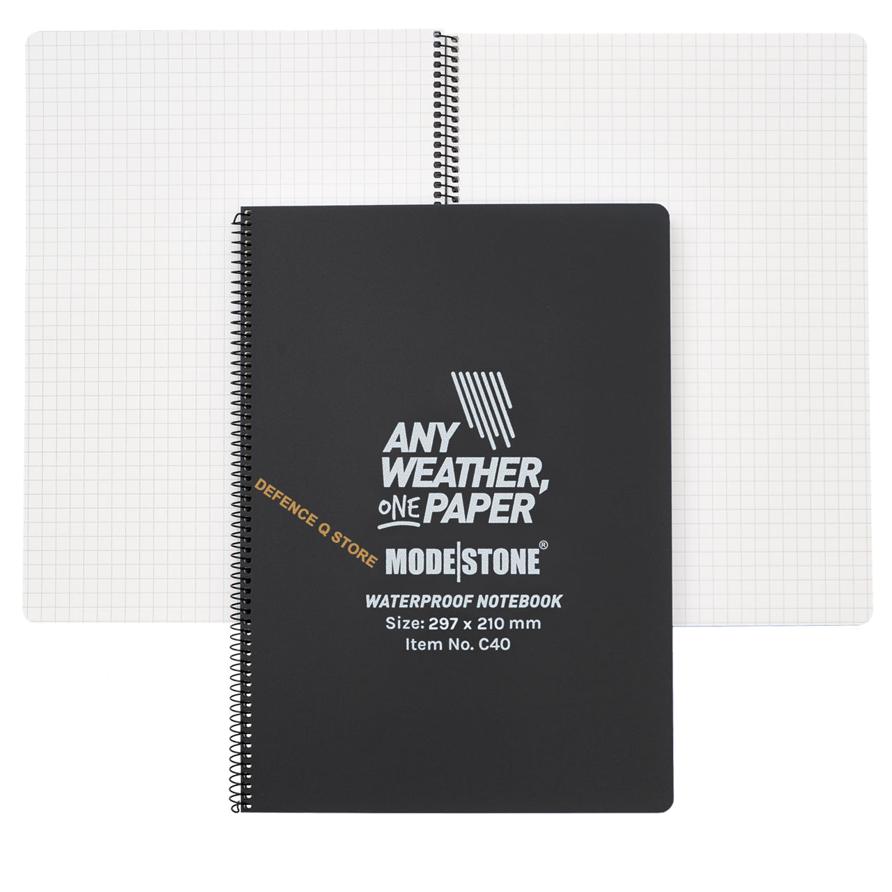 Modestone® stone paper has another amazing feature: it allows you to write on it with an old key or even with a bullet. This feature allows you to write in tight spots without a pen. www.moralepatches.com.au