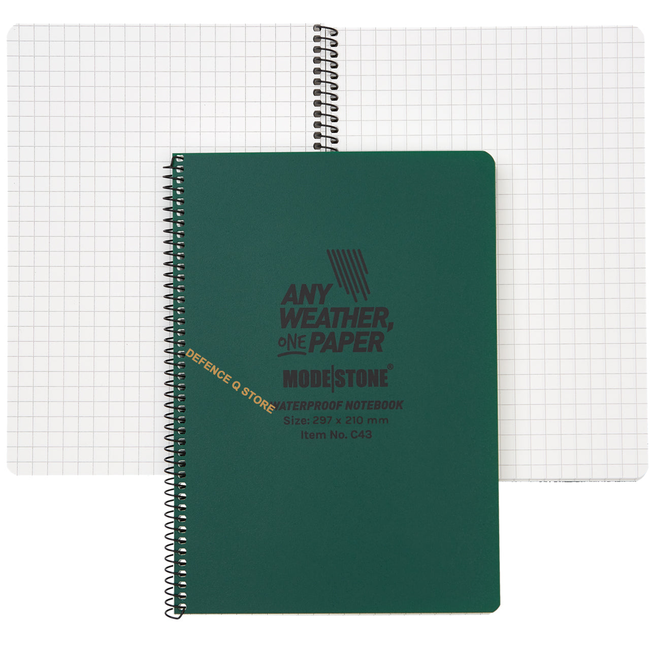 Modestone® stone paper has another amazing feature: it allows you to write on it with an old key or even with a bullet. This feature allows you to write in tight spots without a pen. www.moralepatches.com.au