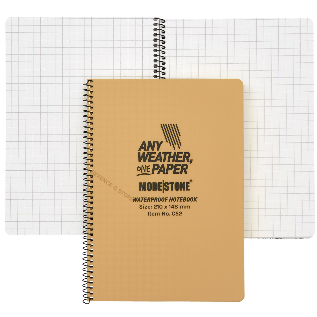 Modestone® stone paper has another amazing feature: it allows you to write on it with an old key or even with a bullet. This feature allows you to write in tight spots without a pen. www.moralepatches.com.au