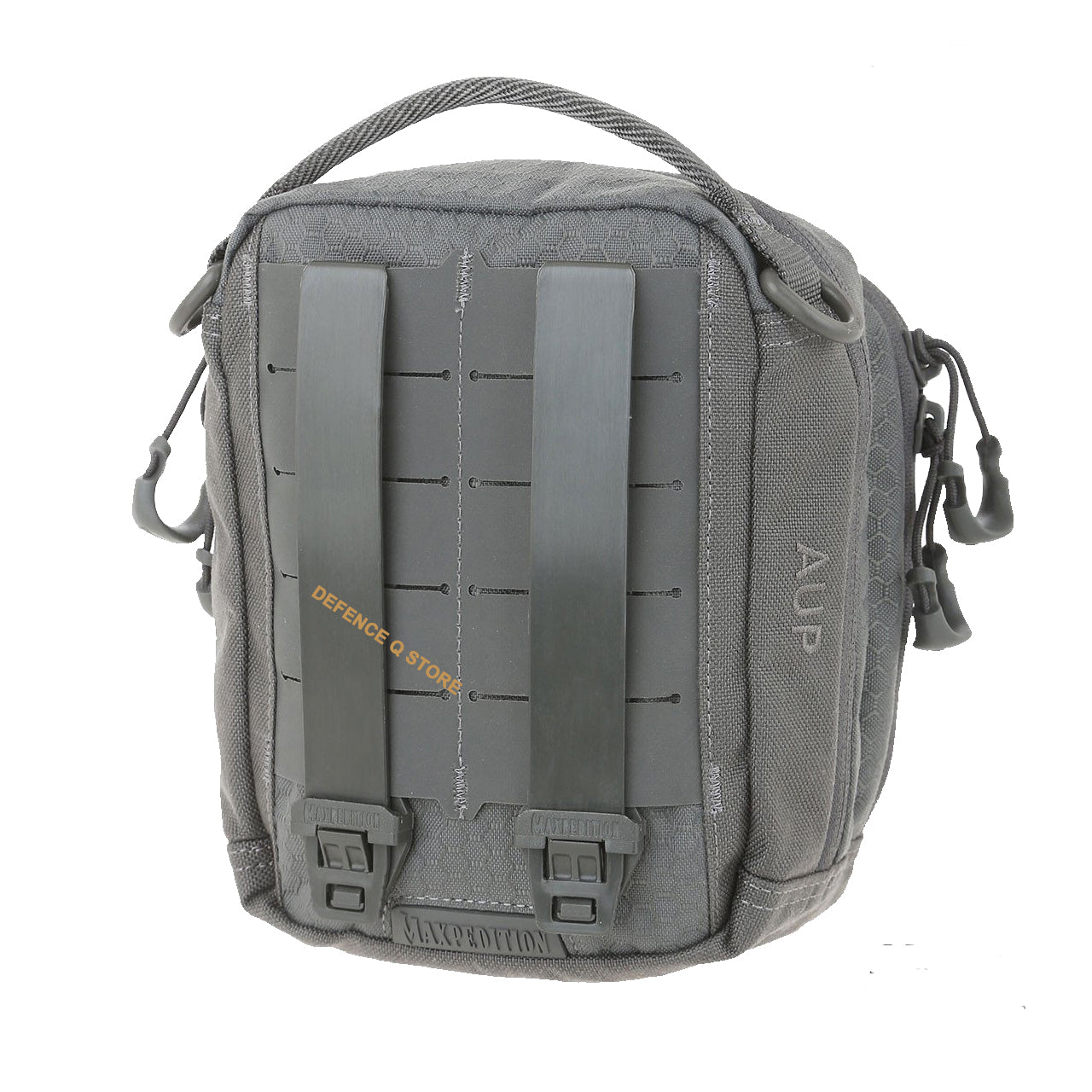 The AUP Accordion Utility Pouch is a small pouch with accordion style dividers. It has a frontal zippered compartment with elastic organization and a top carry handle made from comfortable Shapeshift webbing. www.moralepatches.com.au