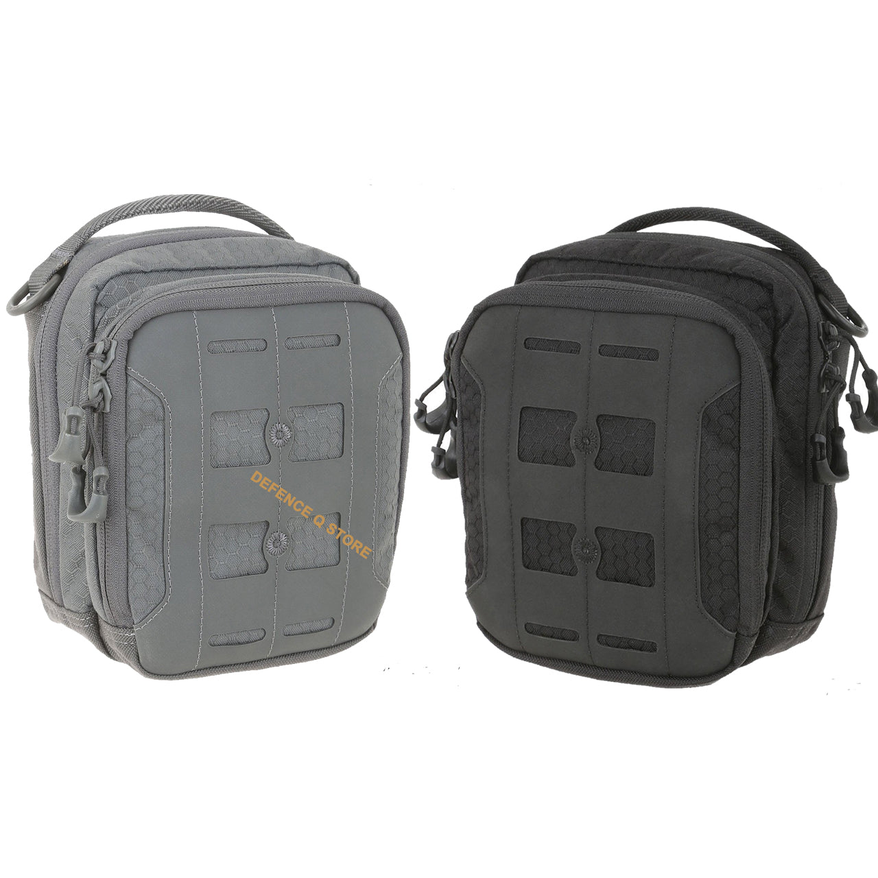 The AUP Accordion Utility Pouch is a small pouch with accordion style dividers. It has a frontal zippered compartment with elastic organization and a top carry handle made from comfortable Shapeshift webbing. www.moralepatches.com.au
