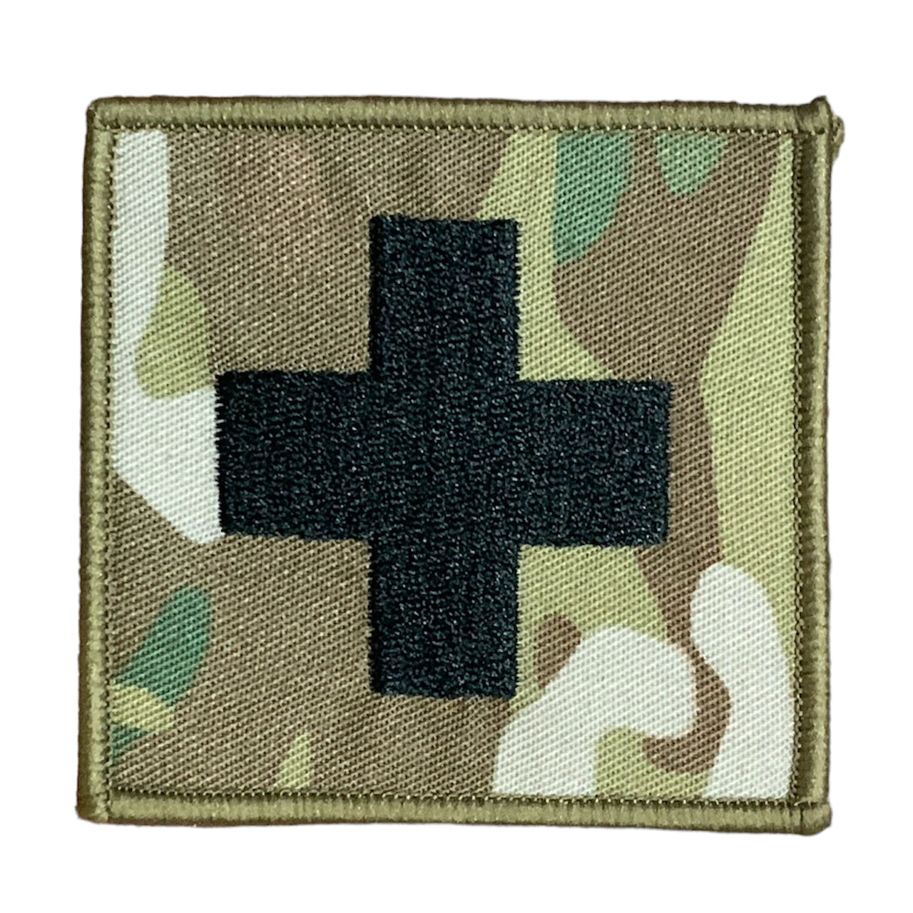 Medic Subdued Military Combat Plain or Velcro Backed Embroidery Morale ...