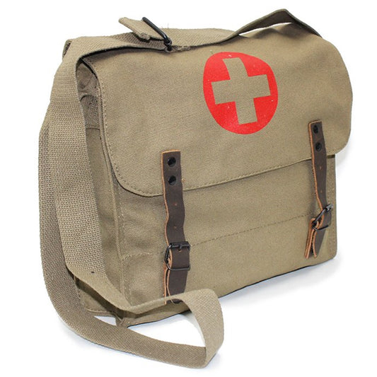 Carry your essentials with confidence using this rugged canvas medic shoulder bag. Engineered from durable canvas, it features a secure main compartment with dual leather strap closures and belt buckles—keeping your gear protected and organised. www.moralepatches.com.au