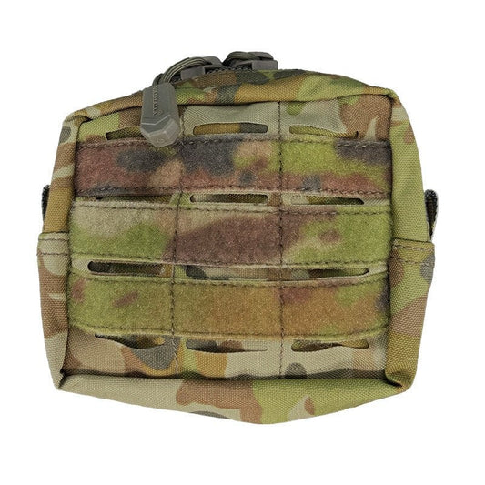 This Mini Accessory Pouch is a pouch for those small essential items that would get lost in a larger pouch. The Mini Accessory pouch only tales up 2 Molle columns and will fit easily on a belt or in that tight spot on your chest rig. www.moralepatches.com.au