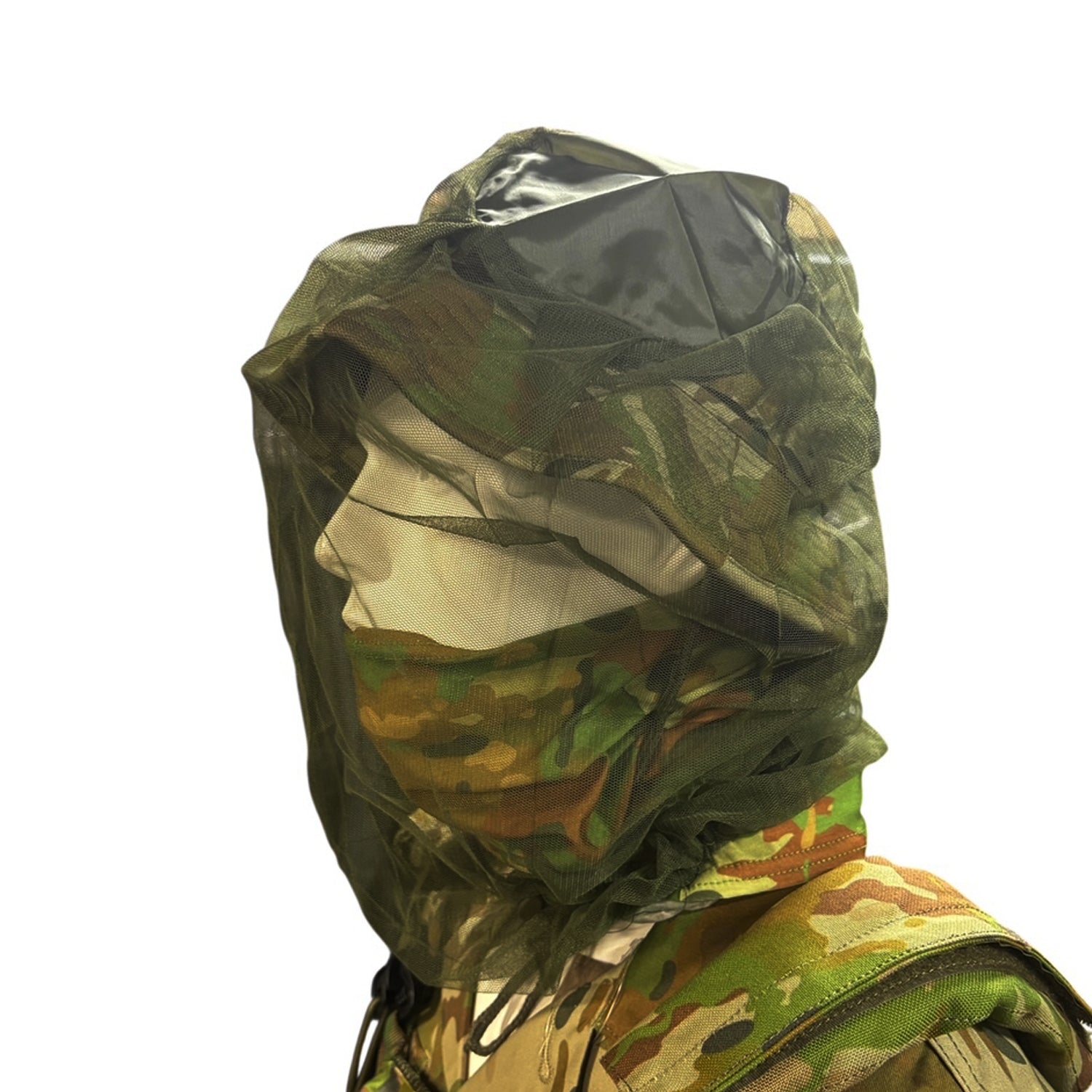 Shield yourself from biting insects with this lightweight Mosquito Headnet from Stealth Ops Gear. Engineered with breathable polyester mesh, it creates an impenetrable barrier against mosquitoes, midges, and flies without compromising visibility or comfort. www.moralepatches.com.au
