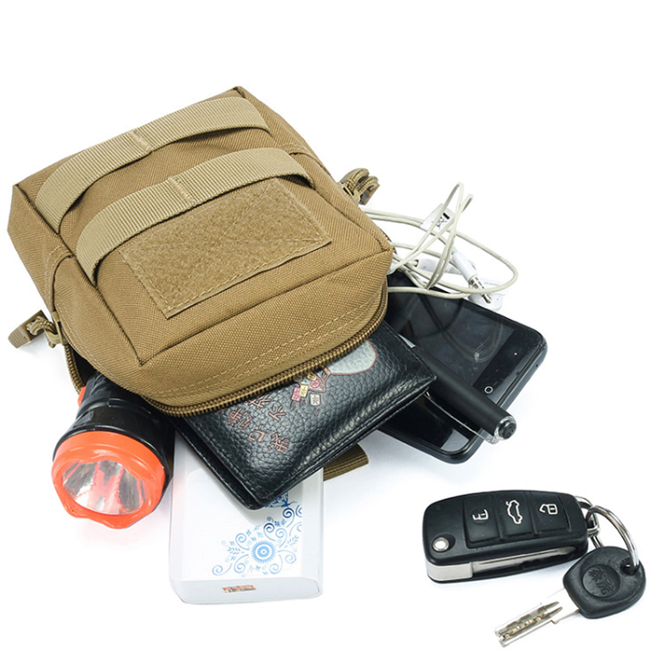 Discover the endless possibilities of this essential MOLLE pouch! Attach it to your field gear and store all the essential small items - your phone, snacks, tourniquets, notebooks and beyond! Perfect for the outdoor enthusiast looking for convenience and flexibility. www.moralepatches.com.au