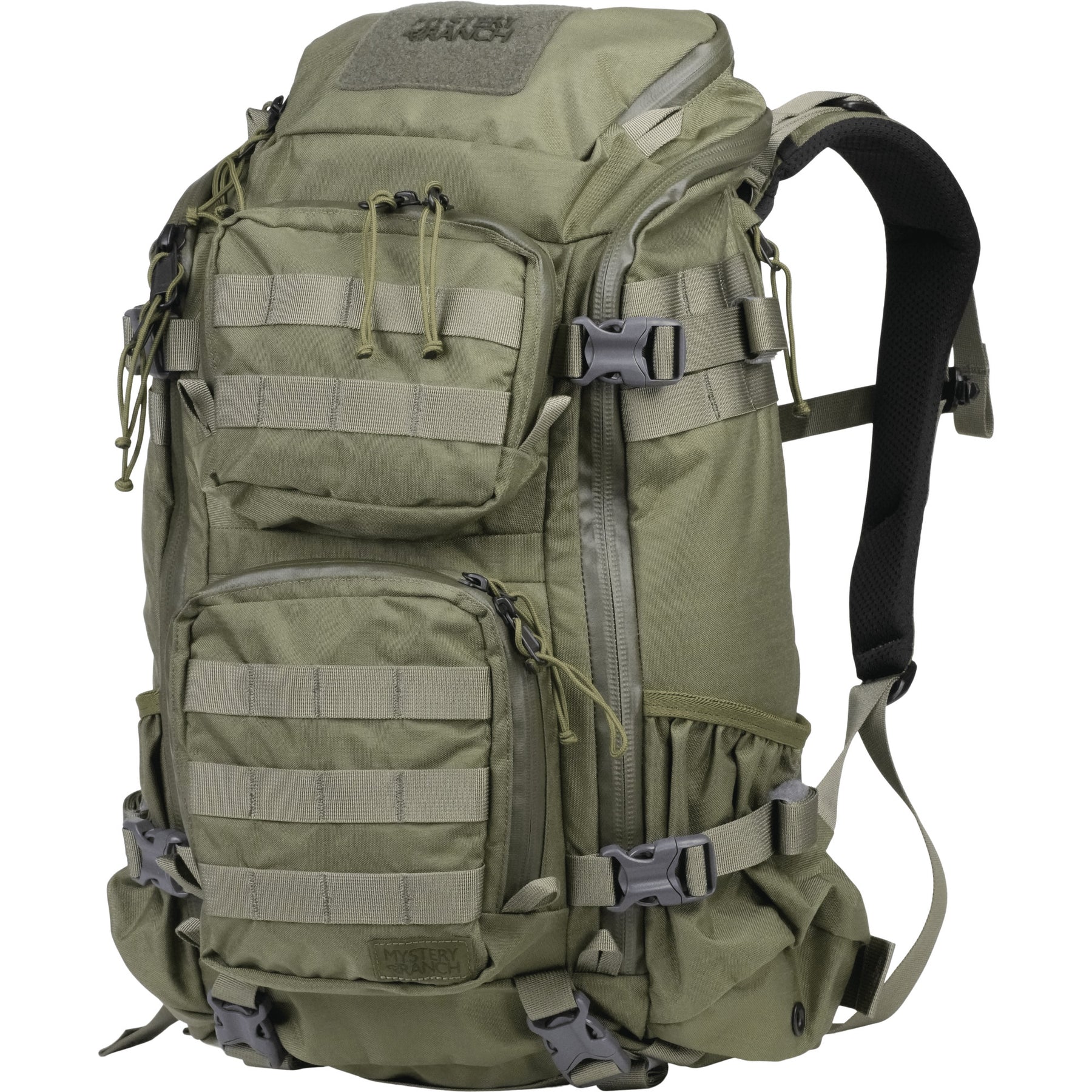 A loop-lined laptop sleeve, internal bottle pockets and attached admin lid offer work-rich features, yet the hydro-ported body panel is ready for off-road adventures.  www.moralepatches.com.au
