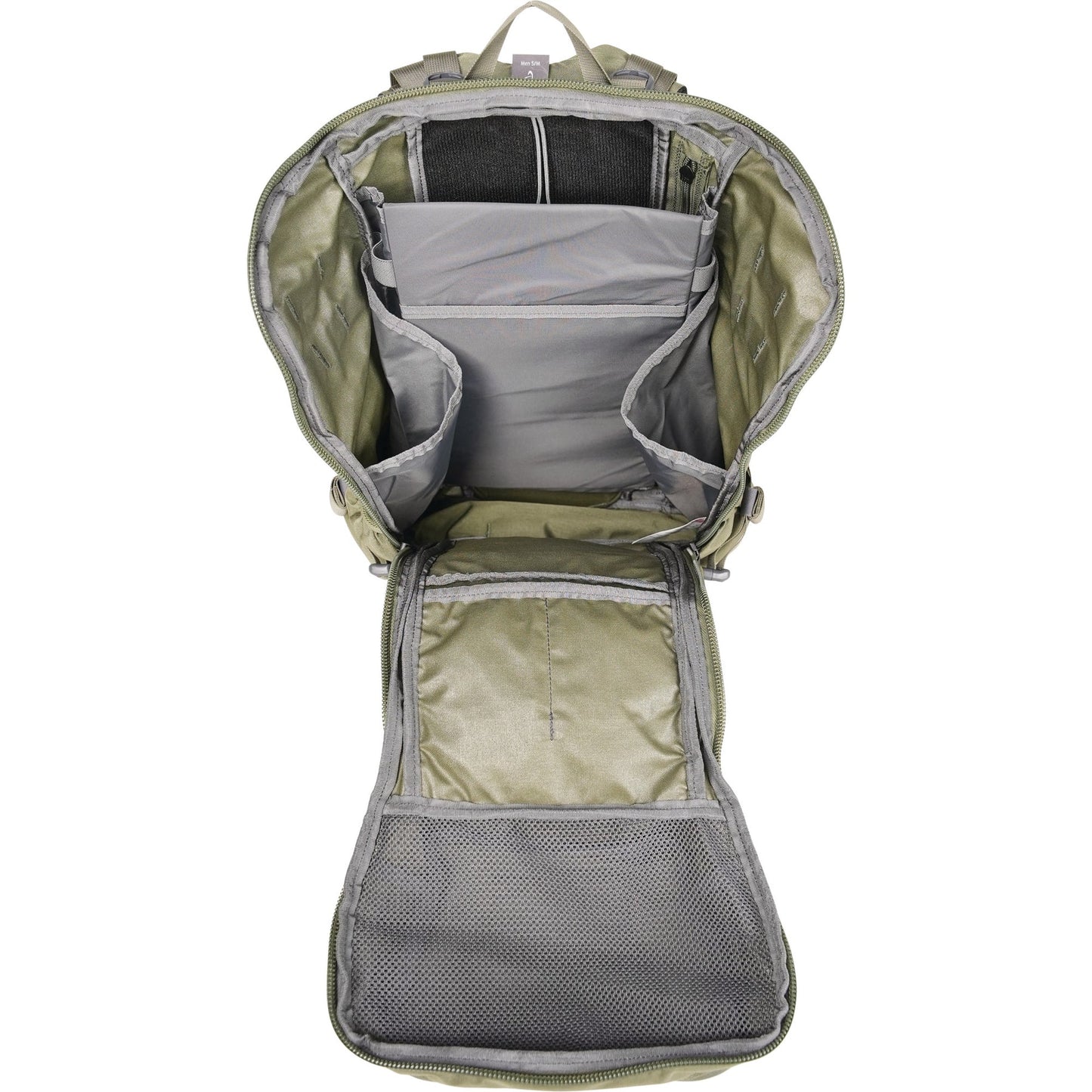 A loop-lined laptop sleeve, internal bottle pockets and attached admin lid offer work-rich features, yet the hydro-ported body panel is ready for off-road adventures.  www.moralepatches.com.au