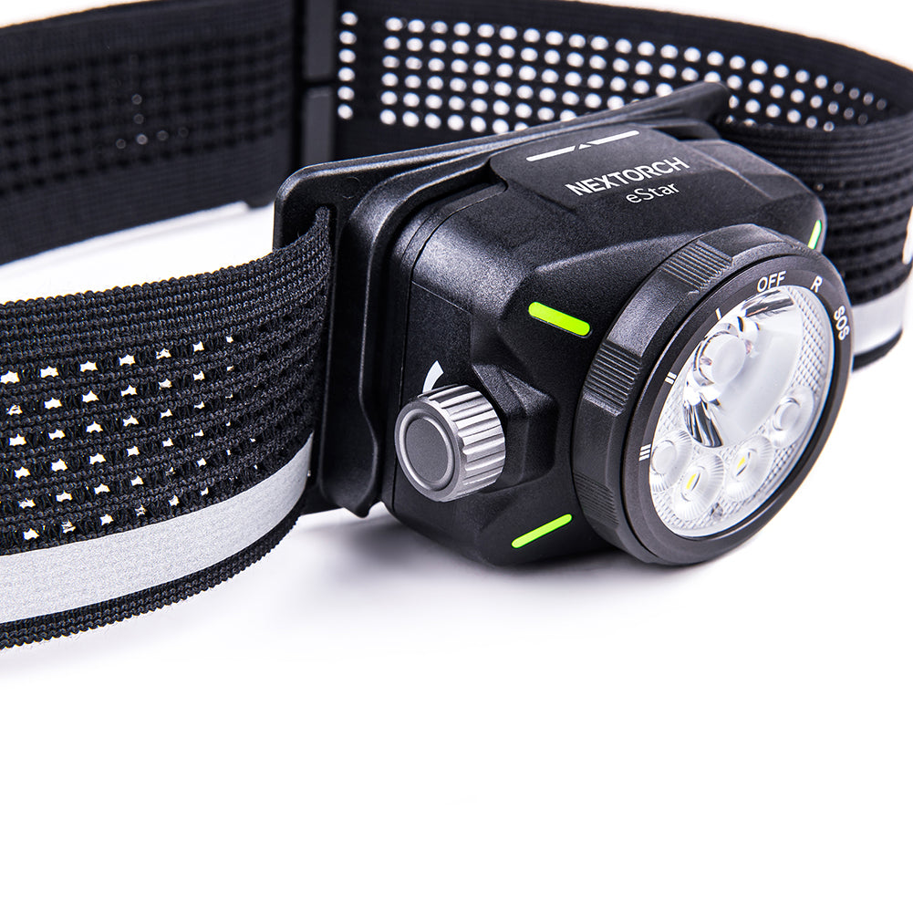 The NEXTORCH eStar is a lightweight, high-performance headlamp engineered for demanding environments.&nbsp;With a dual-beam output of up to 1300 lumens and multiple light modes including spot, flood, red light, and SOS, the eStar ensures optimal visibility in a wide range of tasks—from night trekking to emergency response. www.moralepatches.com.au
