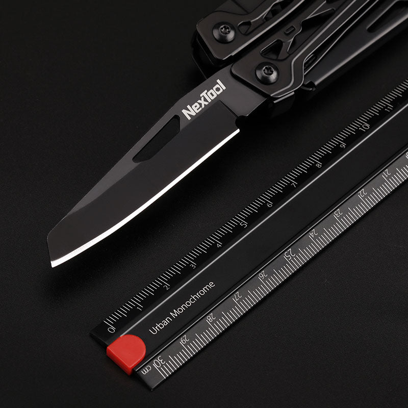 The NexTool Black Knight Multi-Tool is engineered for users who require durability, functionality and reliability in demanding environments. Built with robust stainless steel construction and a tactical black finish, it delivers dependable performance across cutting, gripping and fastening applications. www.moralepatches.com.au
