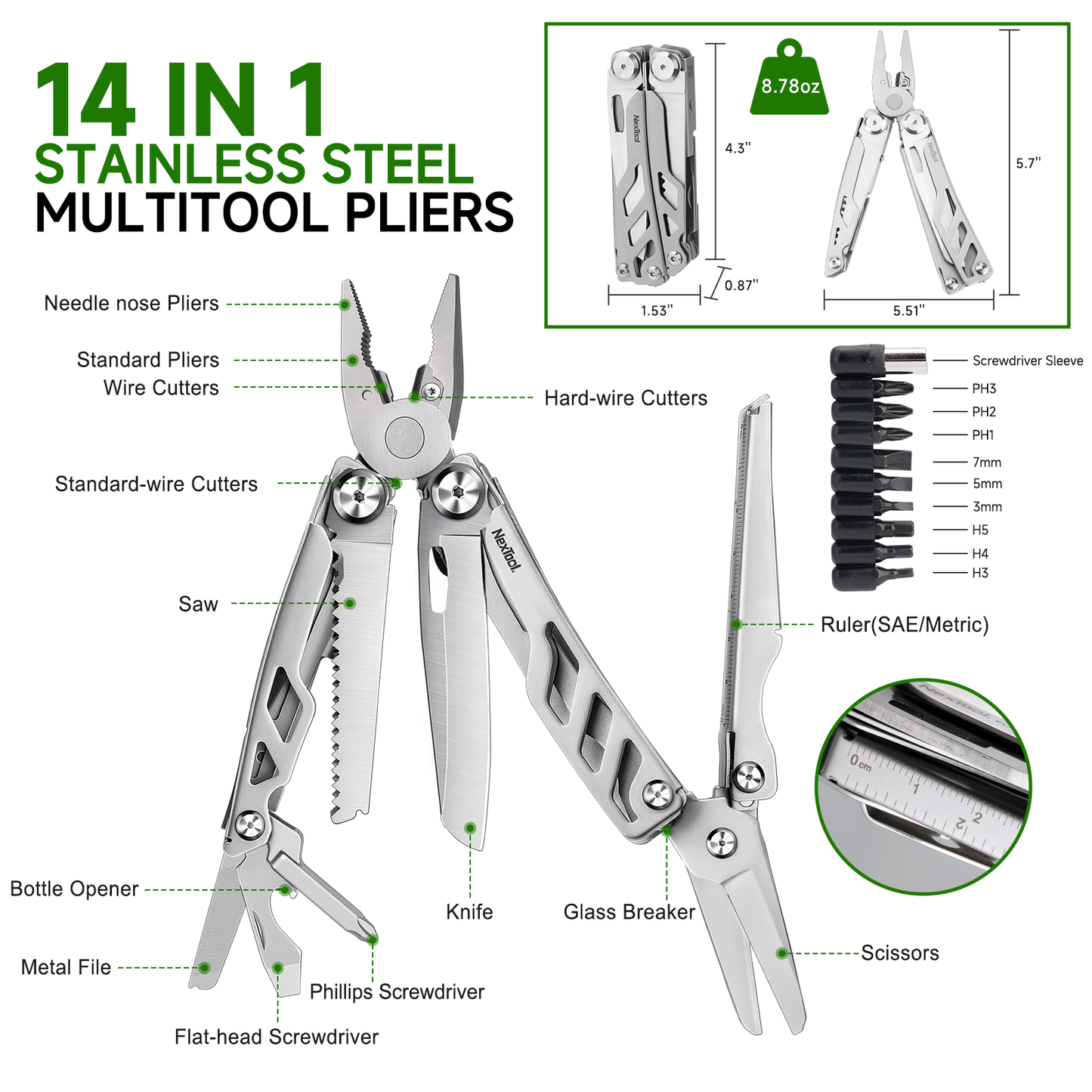 The NexTool Flagship Max is engineered as a professional-grade multi-tool built for demanding environments. Designed to consolidate essential repair and cutting tools into one compact unit, it delivers strength, reliability and versatility for everyday carry, outdoor use, trade work and emergency kits. www.moralepatches.com.au