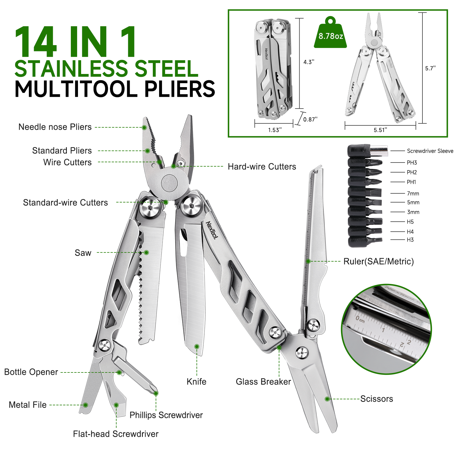 The NexTool Flagship Max is engineered as a professional-grade multi-tool built for demanding environments. Designed to consolidate essential repair and cutting tools into one compact unit, it delivers strength, reliability and versatility for everyday carry, outdoor use, trade work and emergency kits. www.moralepatches.com.au