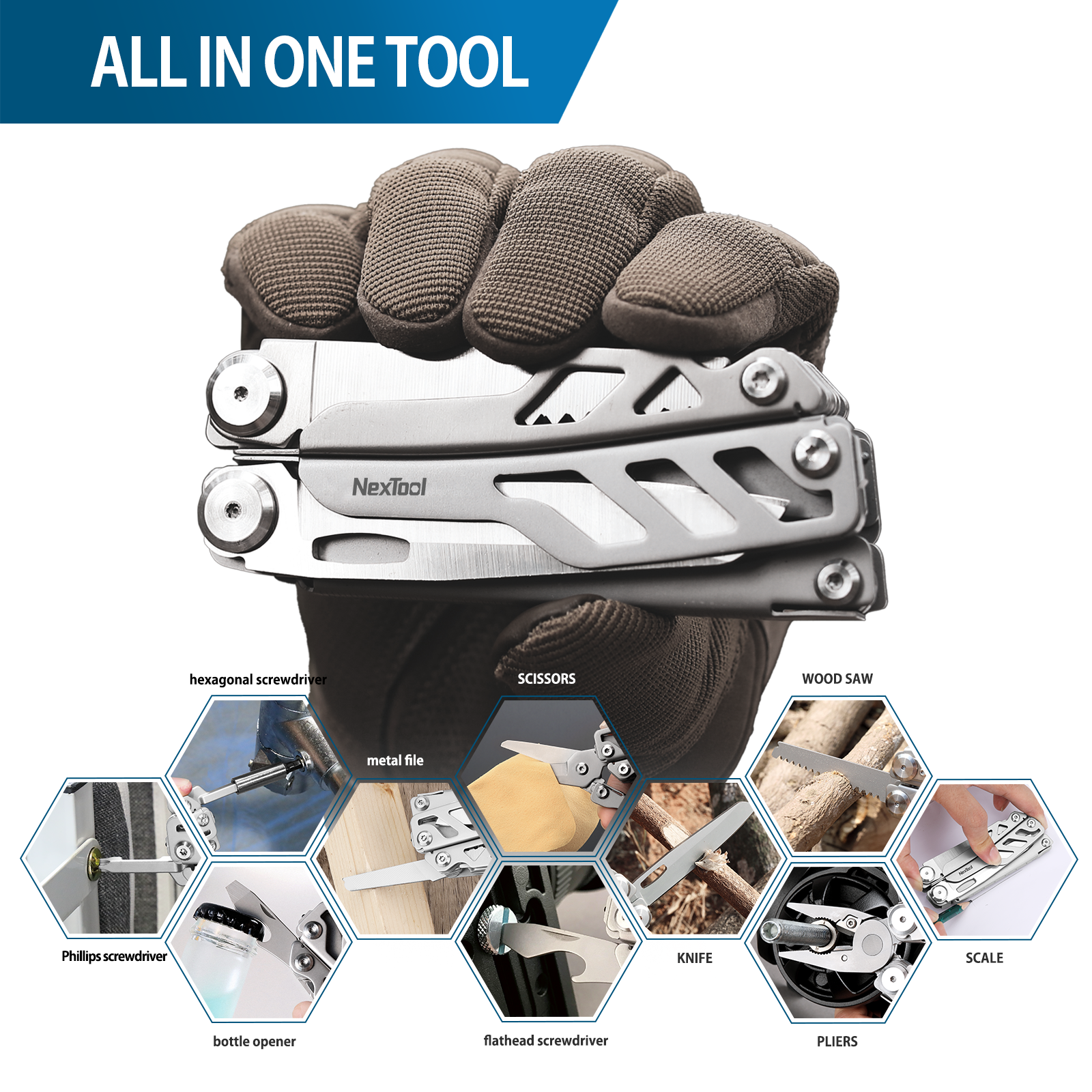 The NexTool Flagship Pro is a refined and heavy-duty multi-tool engineered for professional and everyday use. Designed for strength, precision and reliability, it combines essential cutting, gripping and fastening tools into a durable folding platform suitable for fieldwork, outdoor use and workshop tasks. www.moralepatches.com.au