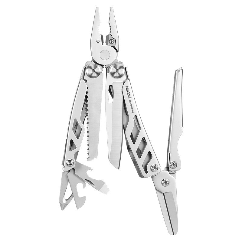 The NexTool Flagship Pro is a refined and heavy-duty multi-tool engineered for professional and everyday use. Designed for strength, precision and reliability, it combines essential cutting, gripping and fastening tools into a durable folding platform suitable for fieldwork, outdoor use and workshop tasks. www.moralepatches.com.au