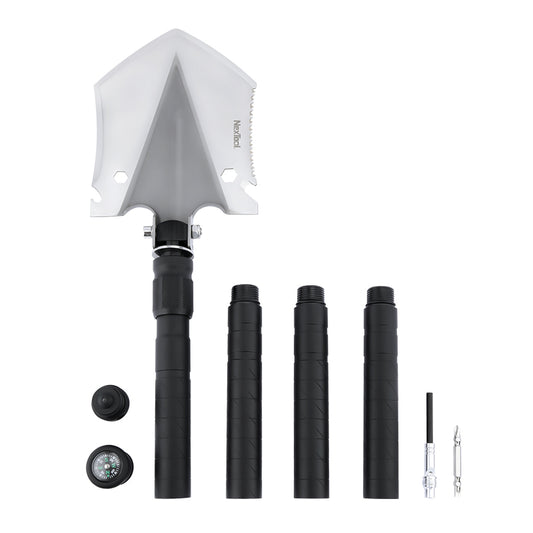 The NexTool Multi-Functional Detachable Shovel is engineered as a versatile outdoor tool system built for durability, portability and adaptability. Designed with a modular detachable handle system, it allows compact storage while delivering full-length functionality when assembled. www.moralepatches.com.au