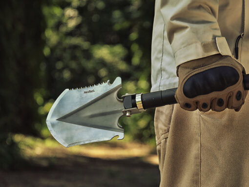 The NexTool Multi-Functional Detachable Shovel is engineered as a versatile outdoor tool system built for durability, portability and adaptability. Designed with a modular detachable handle system, it allows compact storage while delivering full-length functionality when assembled. www.moralepatches.com.au