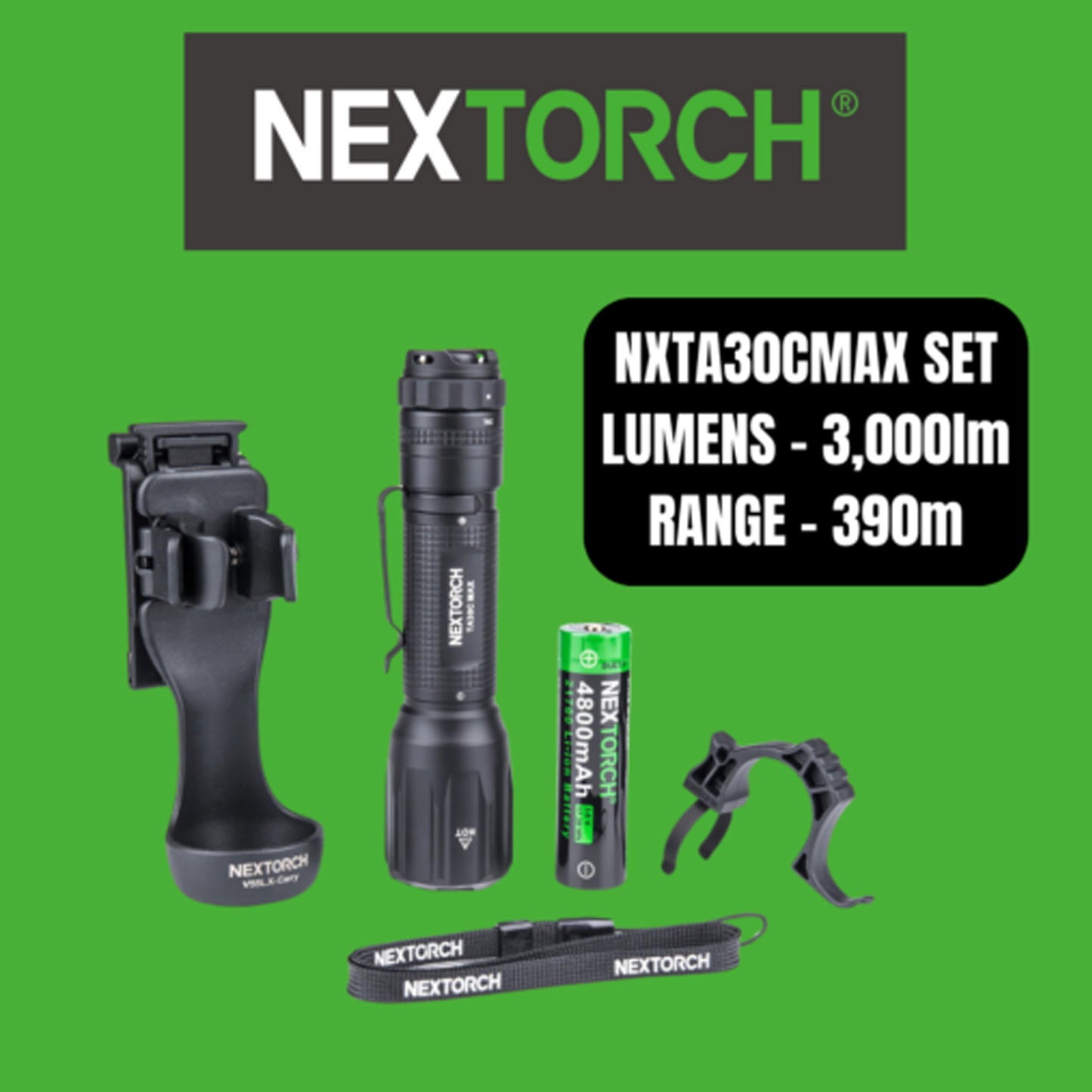 Introducing the NEXTORCH TA30C MAX POLICE KIT, meticulously crafted to exceed the standards of law enforcement professionals while offering versatile everyday carry capabilities www.moralepatches.com.au