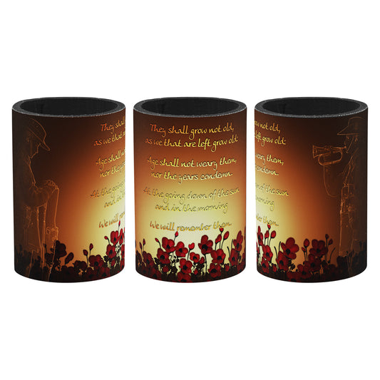 Introducing the Ode of Remembrance Bugle Drink Cooler, a beautifully designed bar runner that pays tribute to the brave soldiers. www.moralepatches.com.au