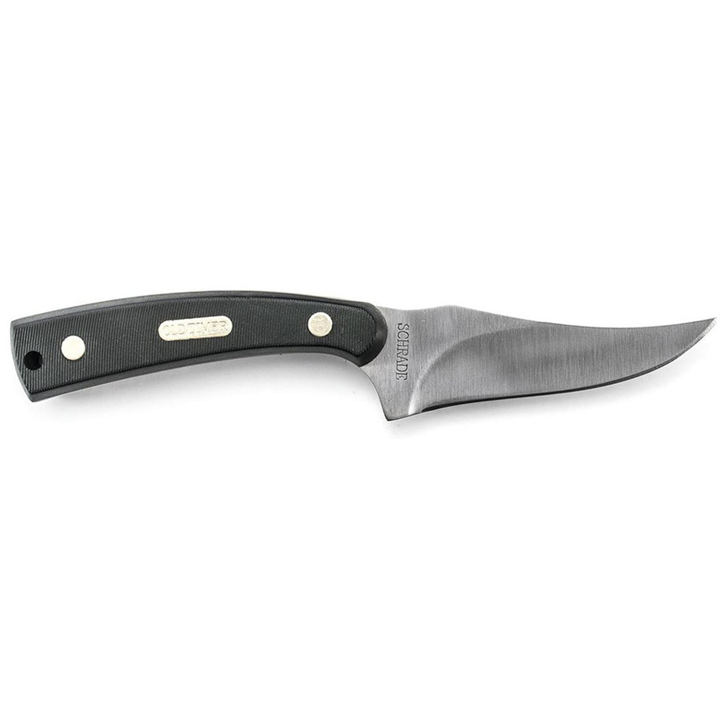 The Old Timer Sharpfinger 152OT is a timeless hunting knife with roots stretching back to the 1970s. Its 3.3″ high‑carbon satin-finish clip-point blade delivers precise slicing and field-dressing performance, while the sawcut brown Delrin-style handle offers a confident, ergonomic hold—even in wet conditions. www.moralepatches.com.au