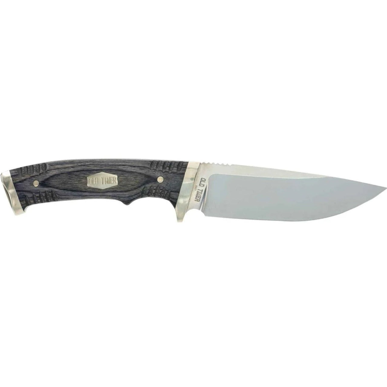 Old Timer Patch Old Timer 169OTH Heritage Series Drop Point Hunter D2 Steel Fixed Blad ...