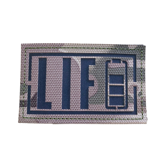 Elevate your style with the Life Laser Cut Patch in Multicam! This high-quality patch is a must-have for any hook and loop enthusiast. Measuring at 5x8cm, it features a hook and loop backing for easy attachment. Don't miss out on this versatile and eye-catching addition to your collection! (BOTH PATCHES PROVIDED) www.moralepatches.com.au